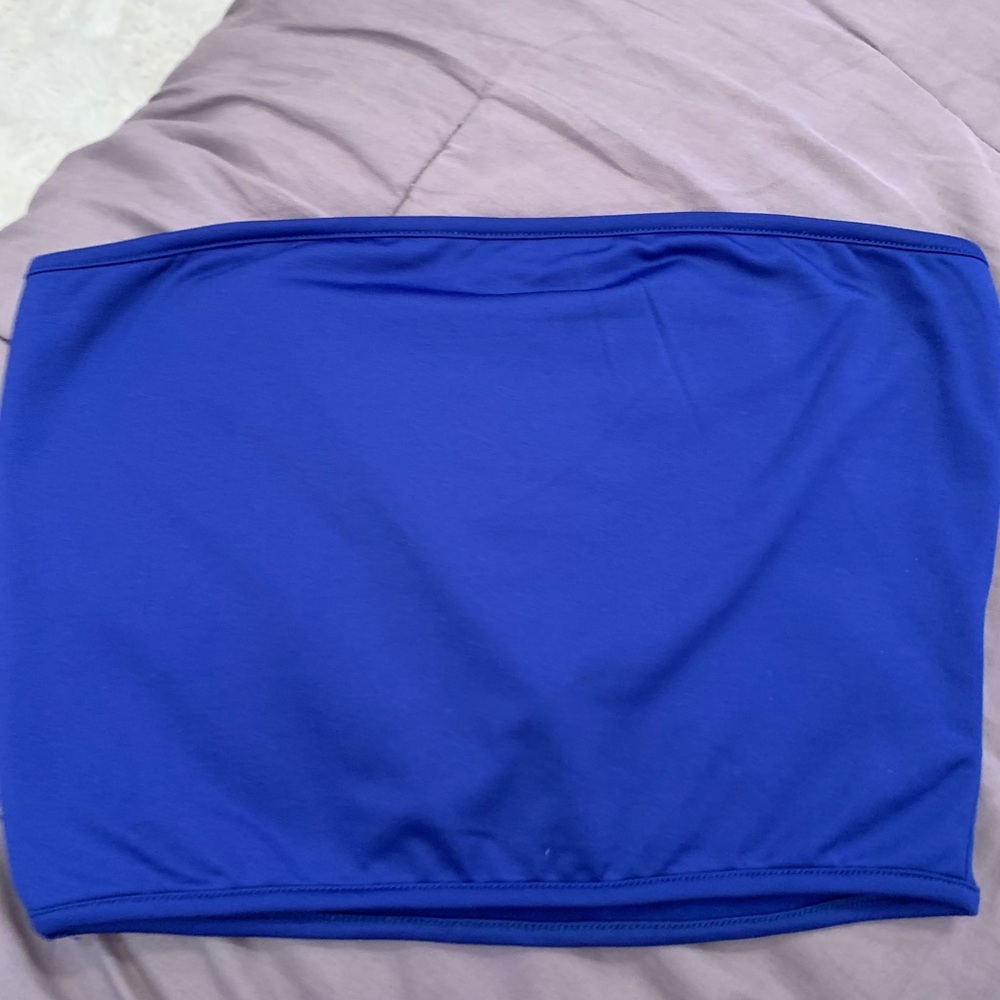 Blue Tube Top - Picture 2 of 3